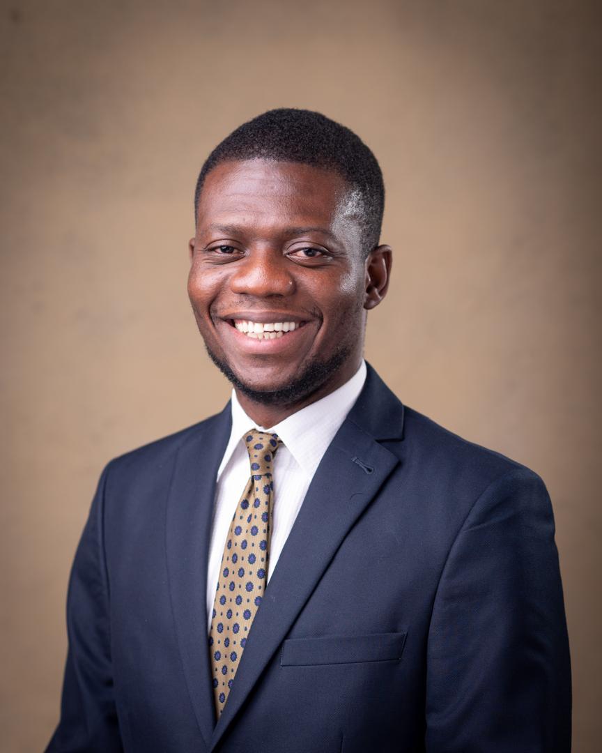 Portrait of Courage Alexander Zoika, Co-Founder & Director of Operations at Enterprise Bridge Africa